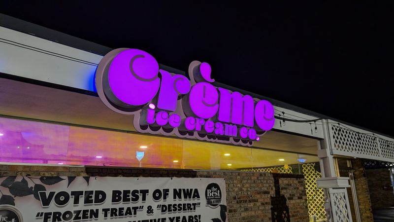 Crème Ice Cream Co., Fayetteville, Arkansas
