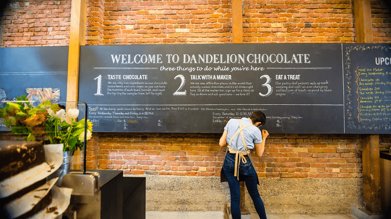 Dandelion Chocolate, San Francisco, California Dandelion Chocolate, San Francisco, California
