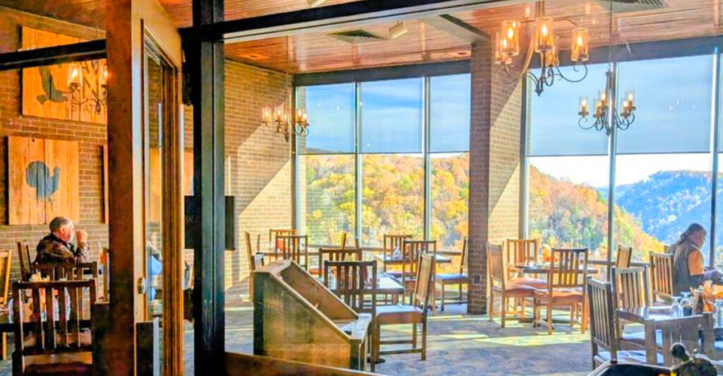 Few Restaurants in West Virginia Can Match the Incredible Gorge Views From This Scenic Mountainside Dining Spot