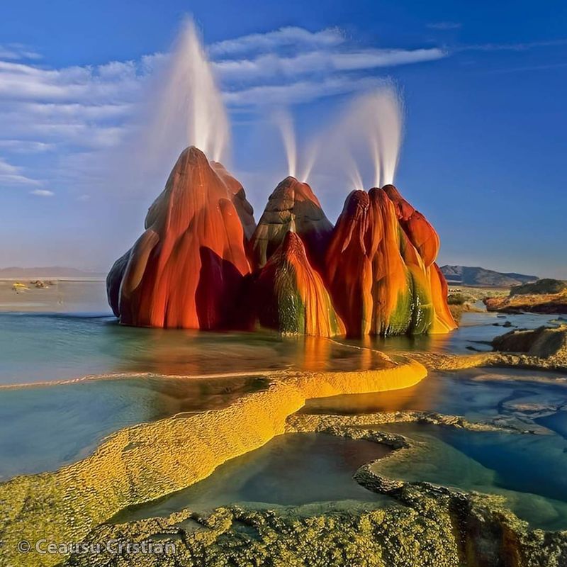 Fly Geyser - Nevada, United States Fly Geyser - Nevada, United States
