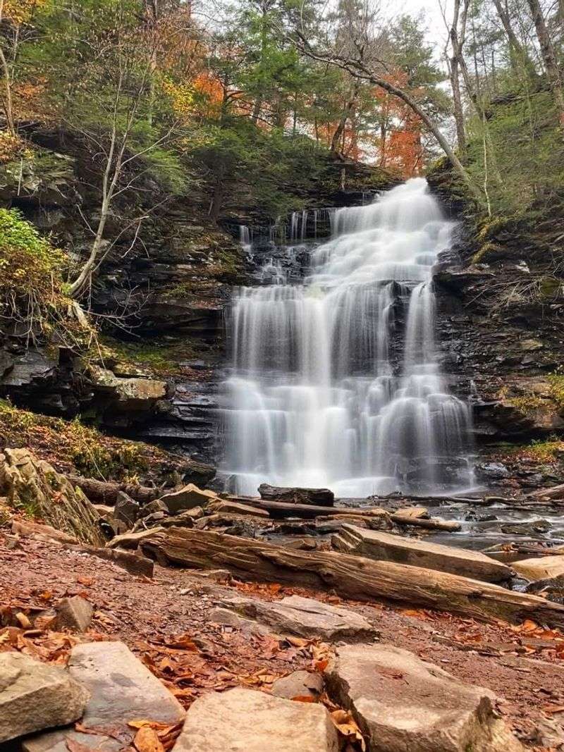 Ganoga Falls and the 94-Foot Crown Jewel