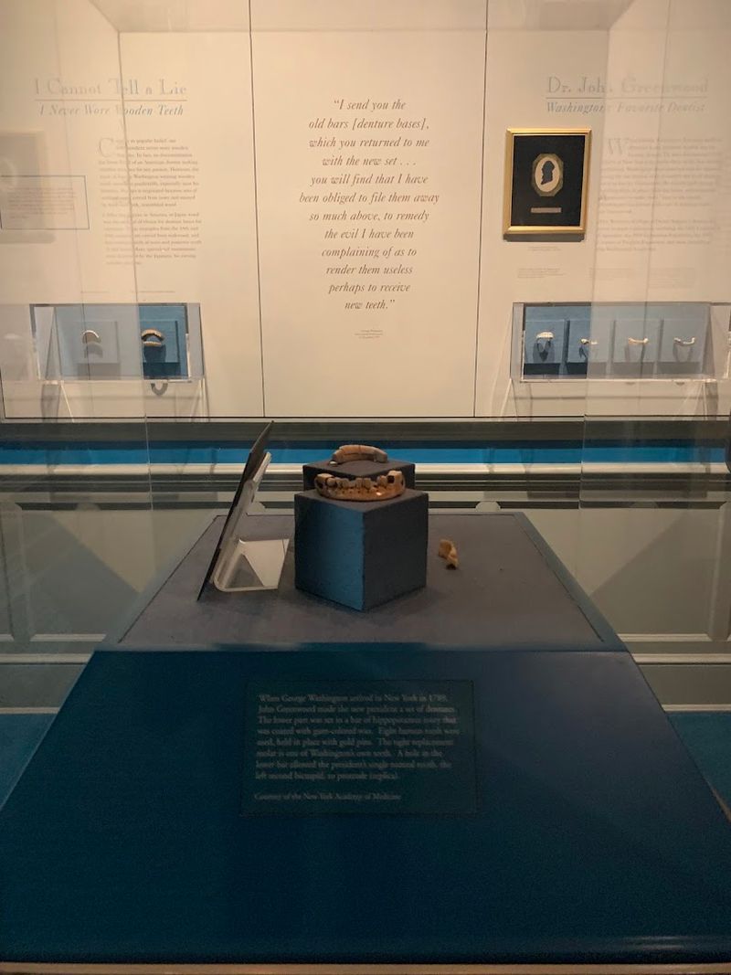 George Washington's Dentures on Display George Washington's Dentures on Display
