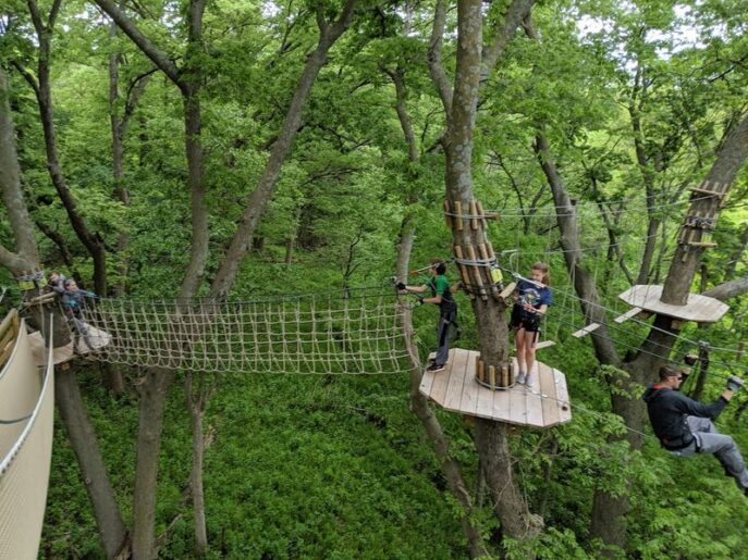 Tree Top Ropes This Nebraska State Park Has a Wave Pool, High-Ropes Course, Cozy ...