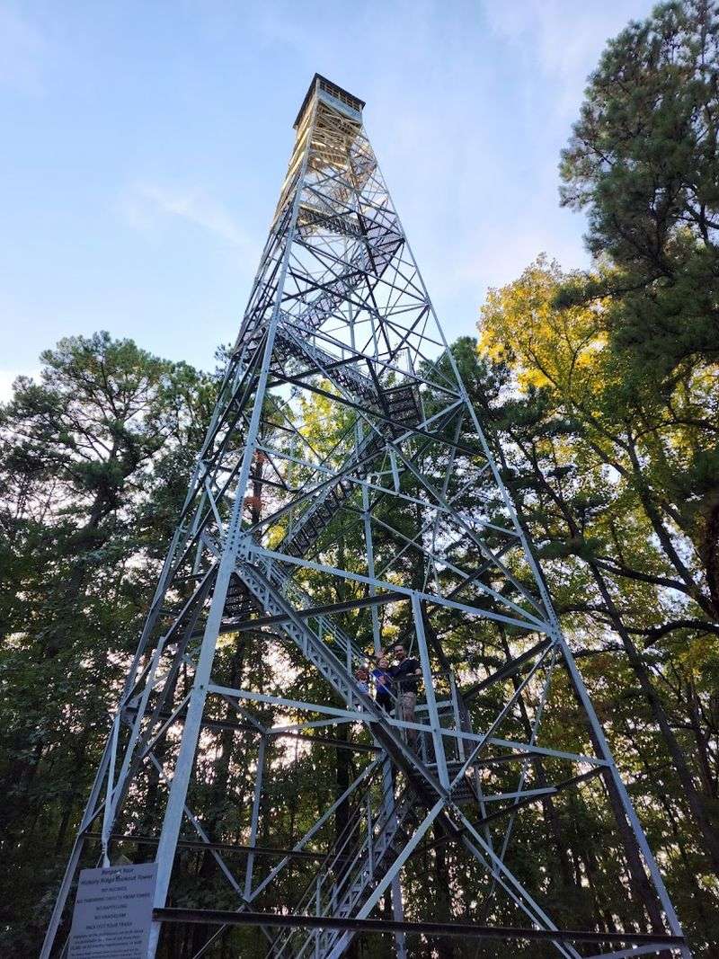 Hickory Ridge Fire Lookout Tower: Views From 111 Feet Up Hickory Ridge Fire Lookout Tower: Views From 111 Feet Up