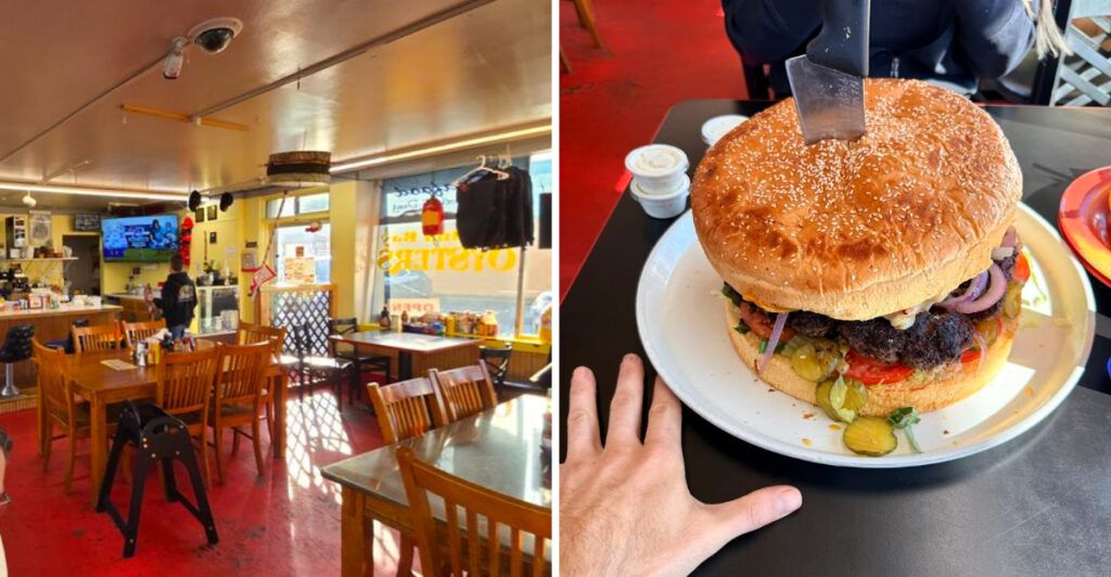 Huge Burgers, Coastal Seafood, and Breakfast Anytime Make This Oregon Diner a Local Legend