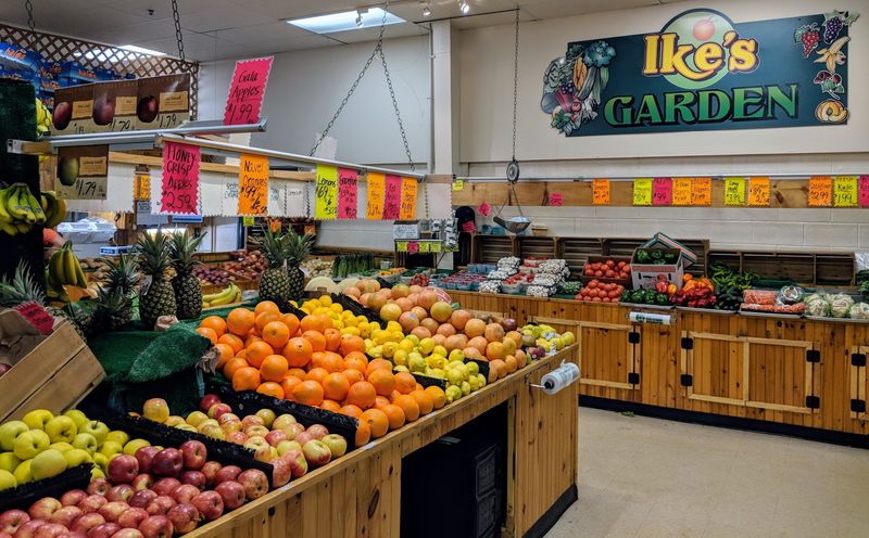 Ike's Garden and the Farm-Fresh Produce Section Ike's Garden and the Farm-Fresh Produce Section