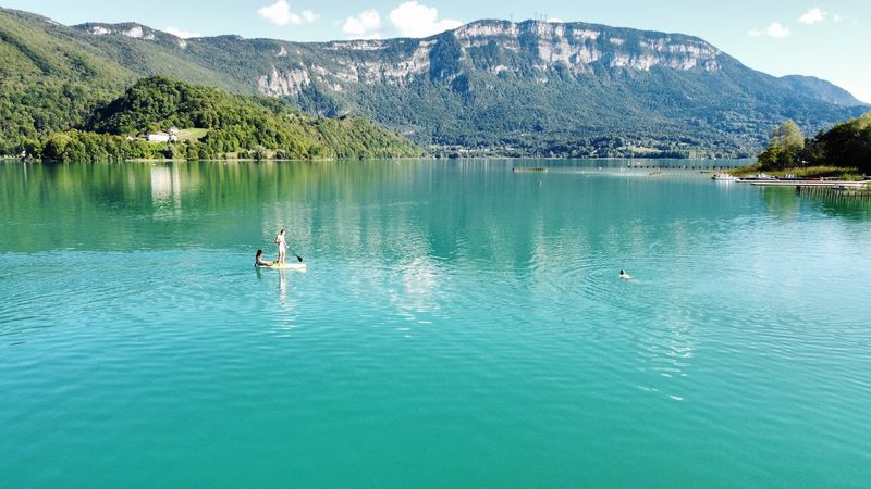 Lake Aiguebelette, France Lake Aiguebelette, France