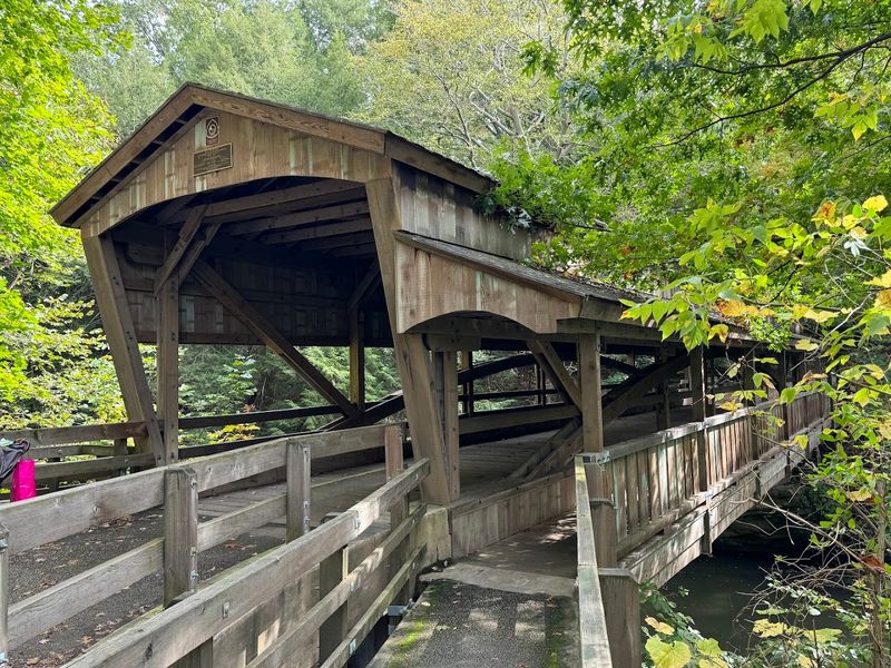 Lanterman’s Mill and Covered Bridge Pause