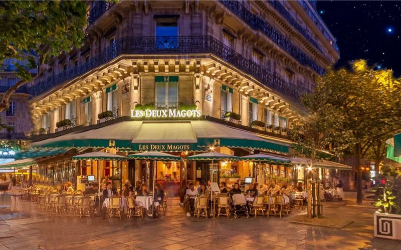 Les Deux Magots, Paris, France