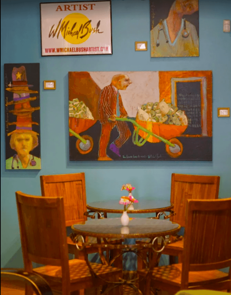 Local Art Displayed Throughout The Space