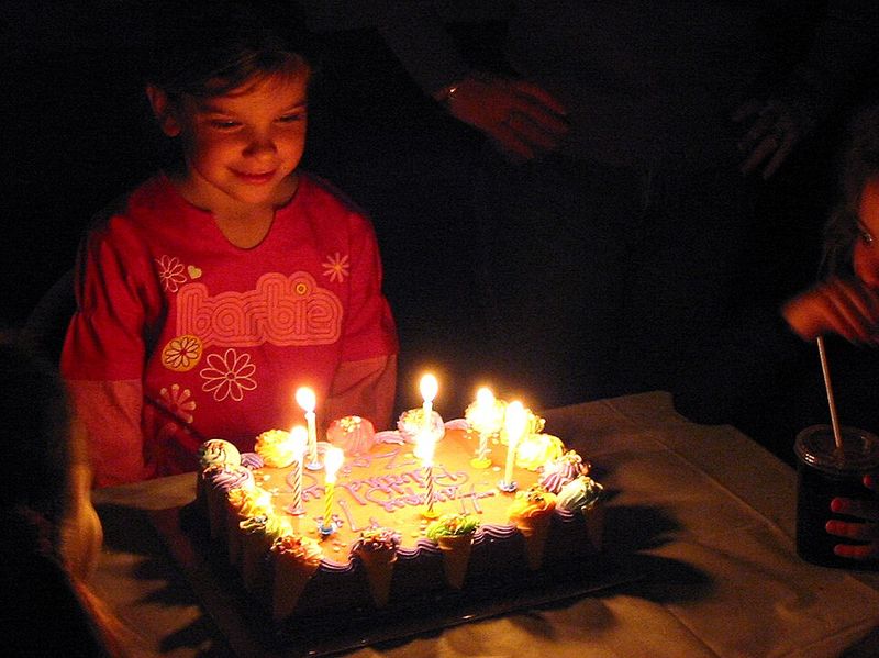 Making Wishes on Birthday Candles