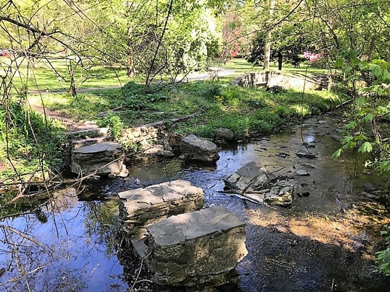 Mill Creek and the Trail That Runs Beside It Mill Creek and the Trail That Runs Beside It