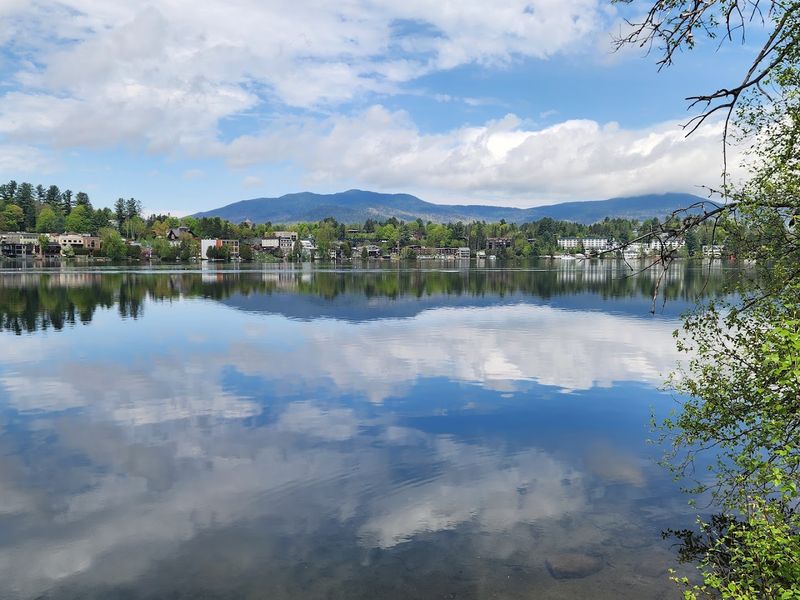 Mirror Lake and Lake Placid, Lake Placid, New York Mirror Lake and Lake Placid, Lake Placid, New York