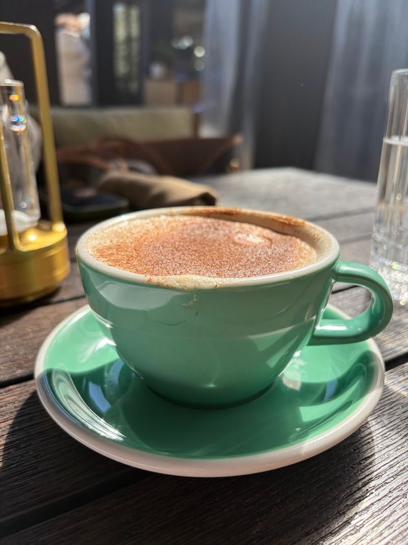Morning Coffee, Pastries, and Park Views