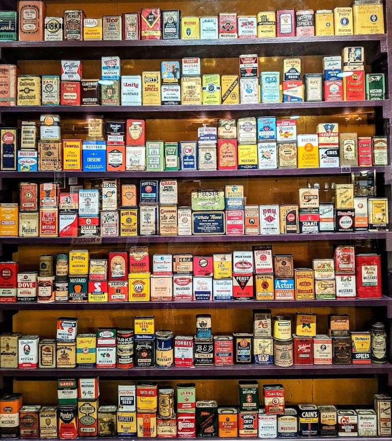 Mustards Organized by Country and State