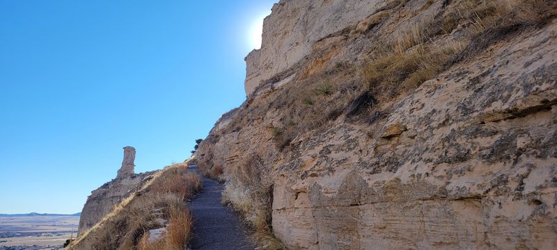 North Overlook Trail, Scotts Bluff National Monument, Gering, Nebraska North Overlook Trail, Scotts Bluff National Monument, Gering, Nebraska
