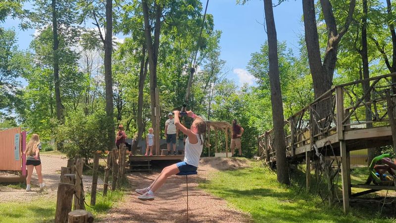 Obstacle Course, Zip Line, and Active Play Areas Obstacle Course, Zip Line, and Active Play Areas