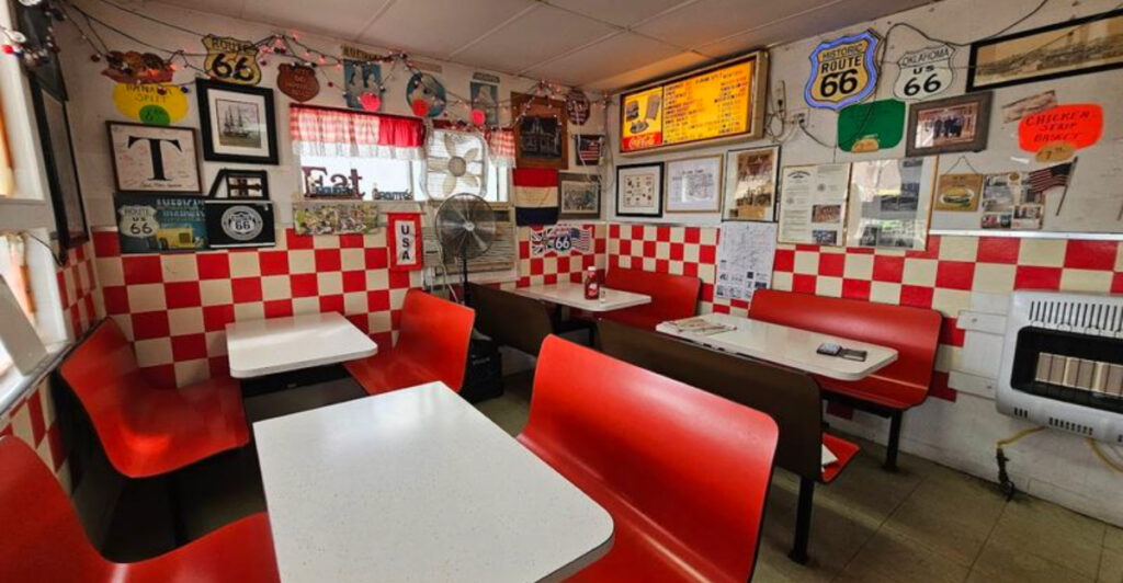 Oklahoma Historic Gas Station Turned Burger Destination Remains a Route 66 Favorite