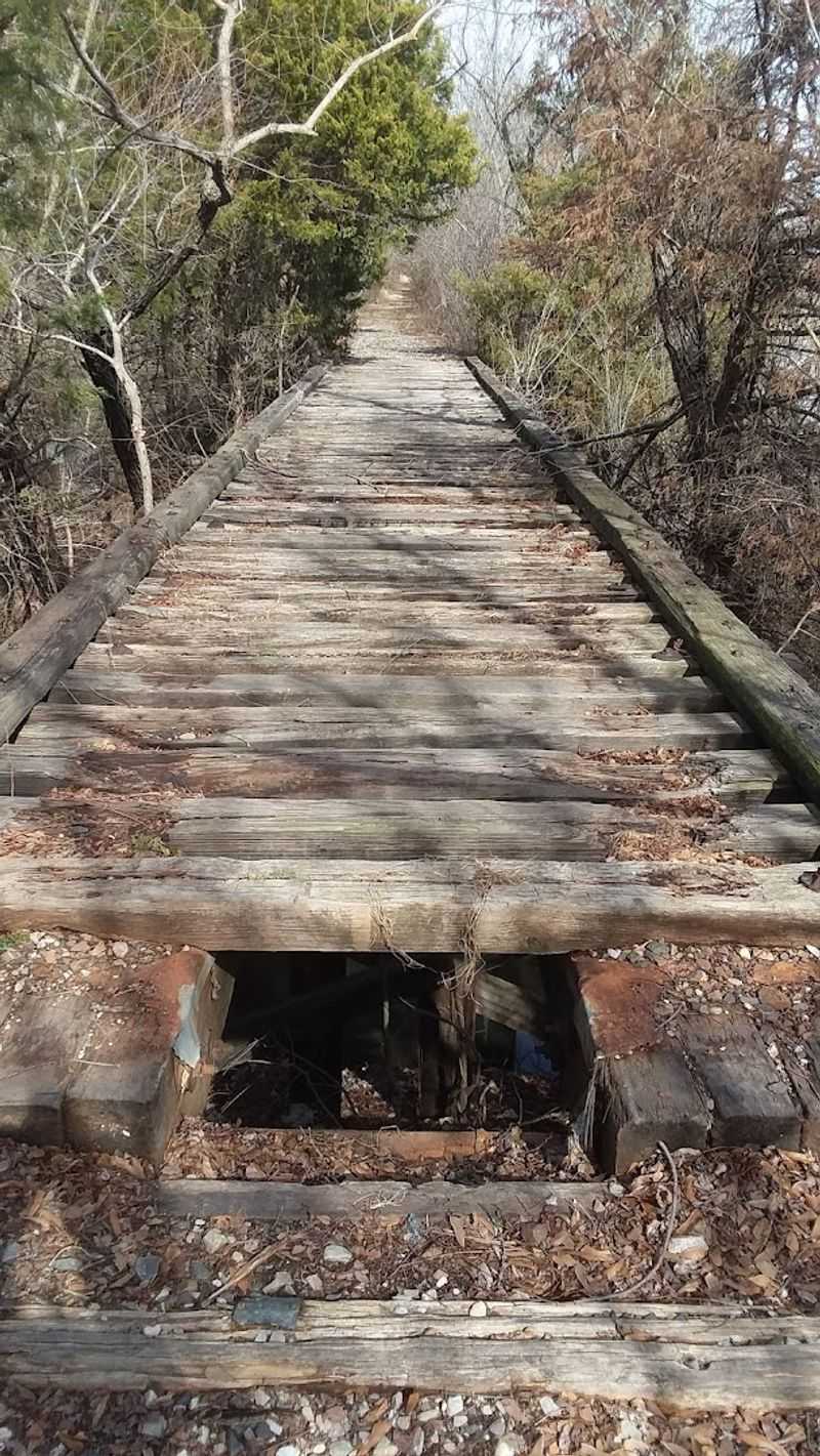 Old Railroad Trestles Along the Route
