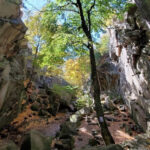 One Of Massachusetts’ Strangest Rock Formations Sits Inside This Sutton Reservation