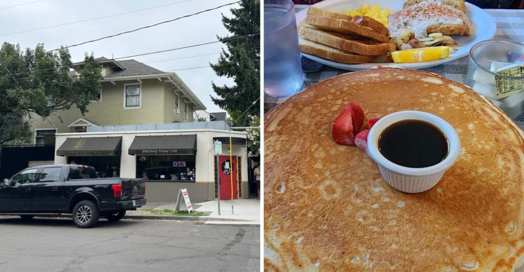 Oregon Diner Famous for Plate-Sized Pancakes Challenges Even the Hungriest Breakfast Fans