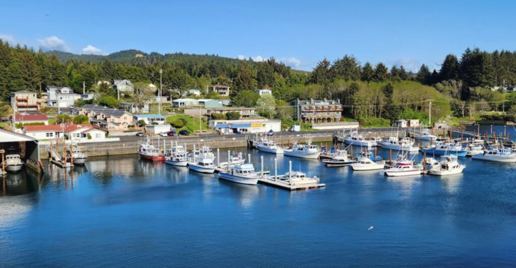 Oregon’s Whale-Watching Capital Packs Ocean Cliffs, Crashing Waves, and a Harbor Smaller Than Most Marinas