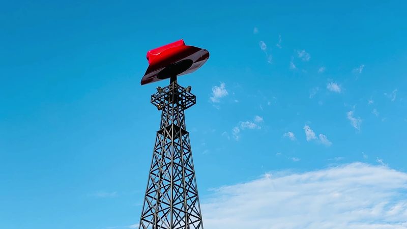 Paris Eiffel Tower with a Cowboy Hat (Paris, Texas)