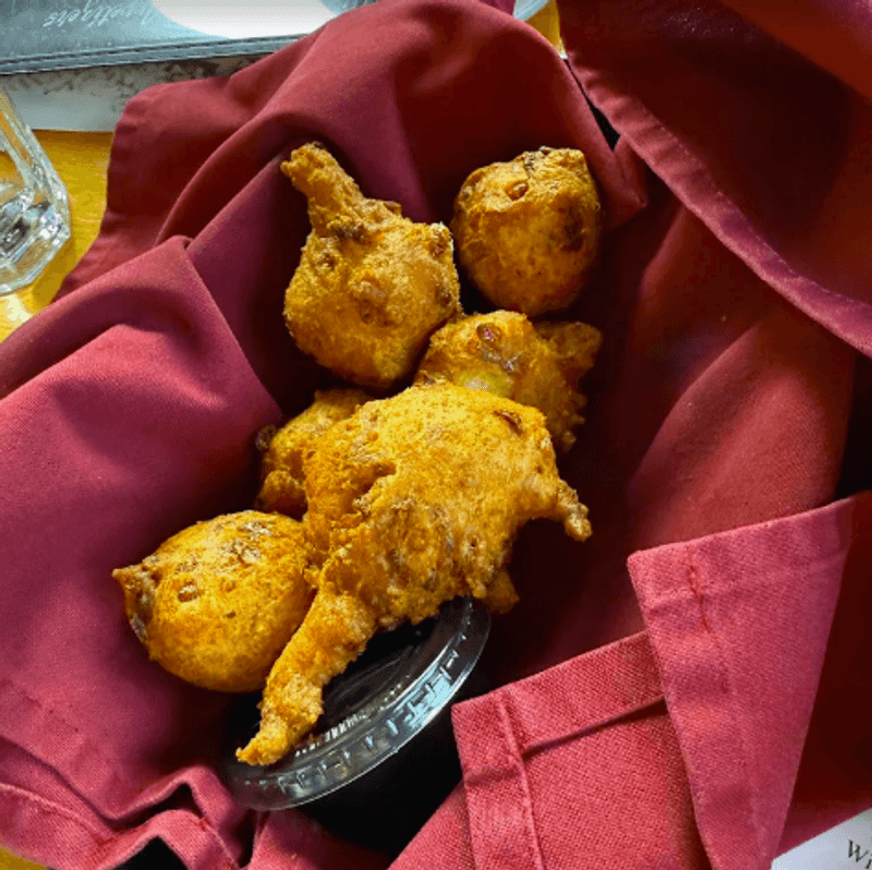 Pecan Rolls and Corn Fritters: The Welcome That Starts Every Meal Pecan Rolls and Corn Fritters: The Welcome That Starts Every Meal