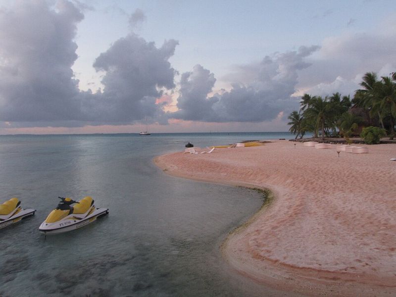 Pink Sand Beaches of Tikehau, French Polynesia Pink Sand Beaches of Tikehau, French Polynesia