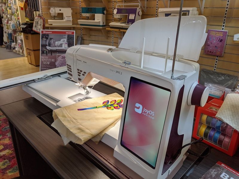 Premium Sewing Machines on Display and Ready to Explore