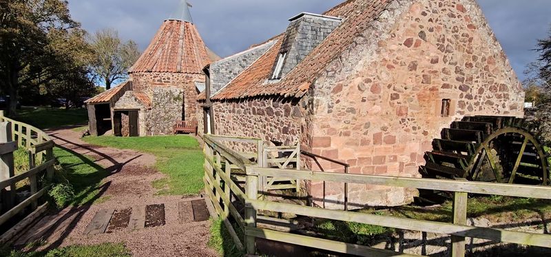 Preston Mill, East Linton, Scotland, United Kingdom Preston Mill, East Linton, Scotland, United Kingdom