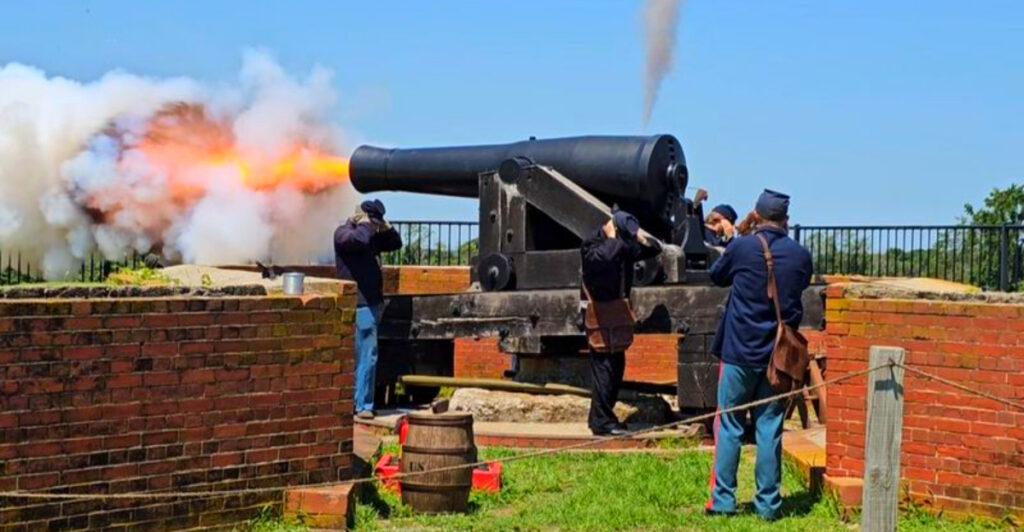 Reached Only by Ferry, This Delaware Fortress Lets You Step Inside Civil War History and Watch Cannons Fire