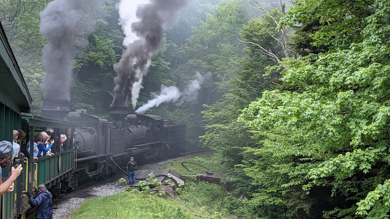 Riding the Cass Scenic Railroad Before or After Your Meal