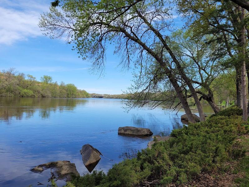 Right on the Mississippi River