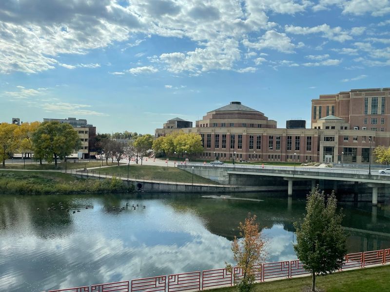 Rochester Art Center And The Zumbro River Views Rochester Art Center And The Zumbro River Views
