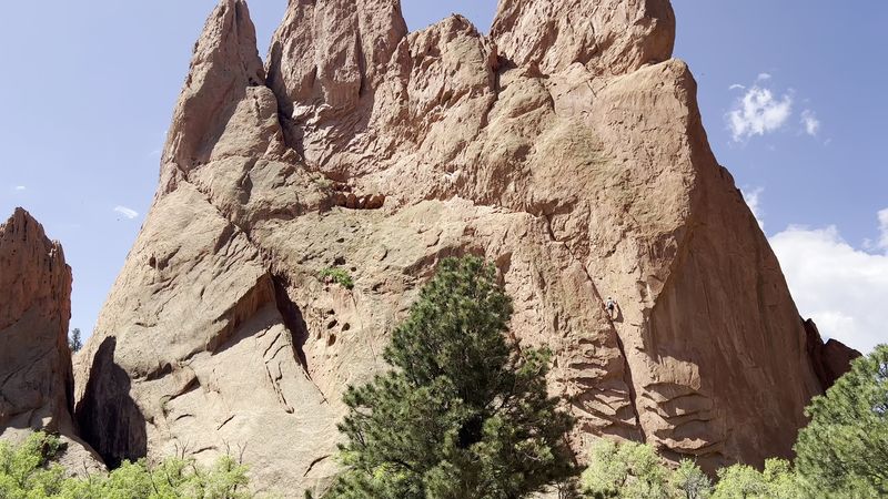 Rock Climbing at One of Colorado's Most Scenic Crags Rock Climbing at One of Colorado's Most Scenic Crags