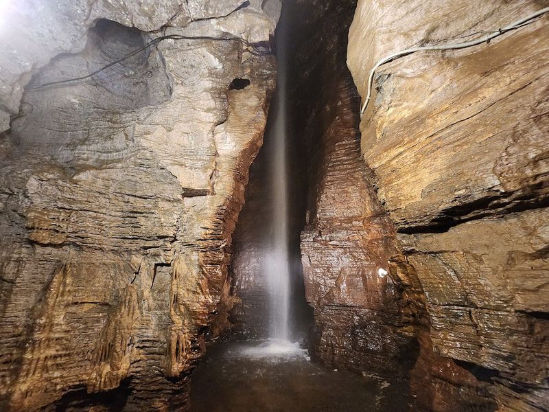 Secret Caverns Waterfall — New York, United States Secret Caverns Waterfall — New York, United States