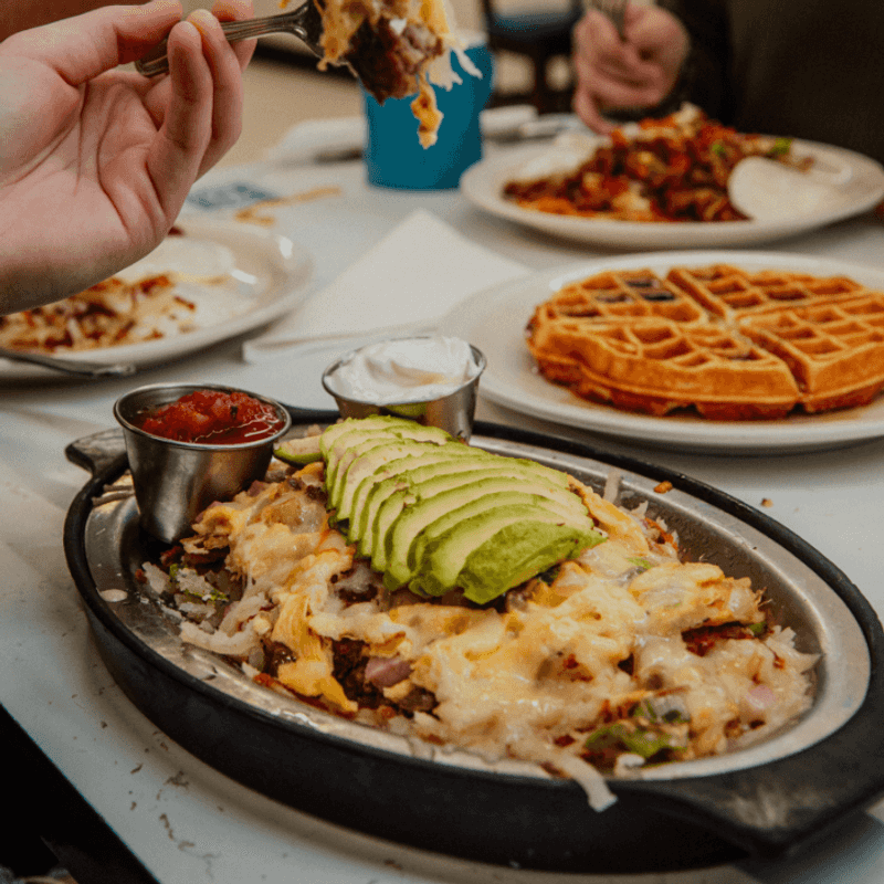 Skillets, Eggs, and Hearty Breakfast Plates Skillets, Eggs, and Hearty Breakfast Plates