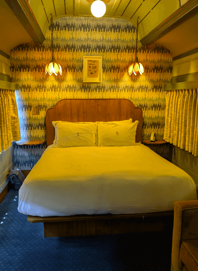 Sleeping Inside a Pullman Rail Car