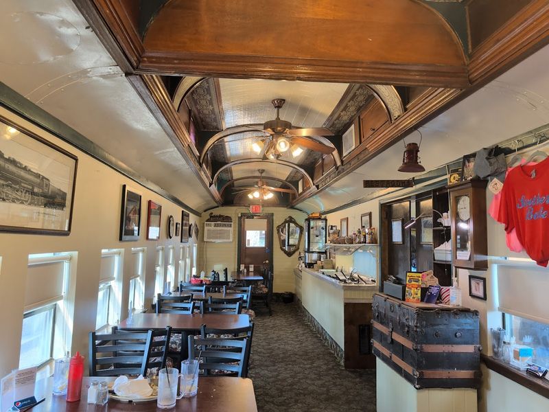 Steak Night in a Train Car