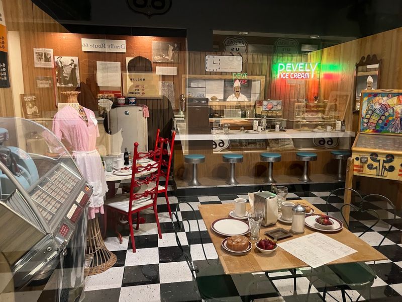 Stepping Into a 1950s Diner Scene