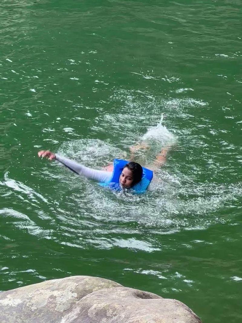 Swimming at the Lake and What the Water Actually Feels Like