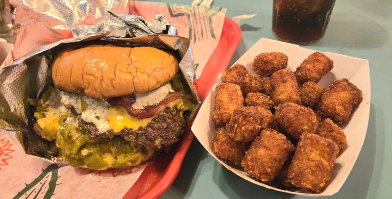 The Burger That Steals the Show at a Taco Spot