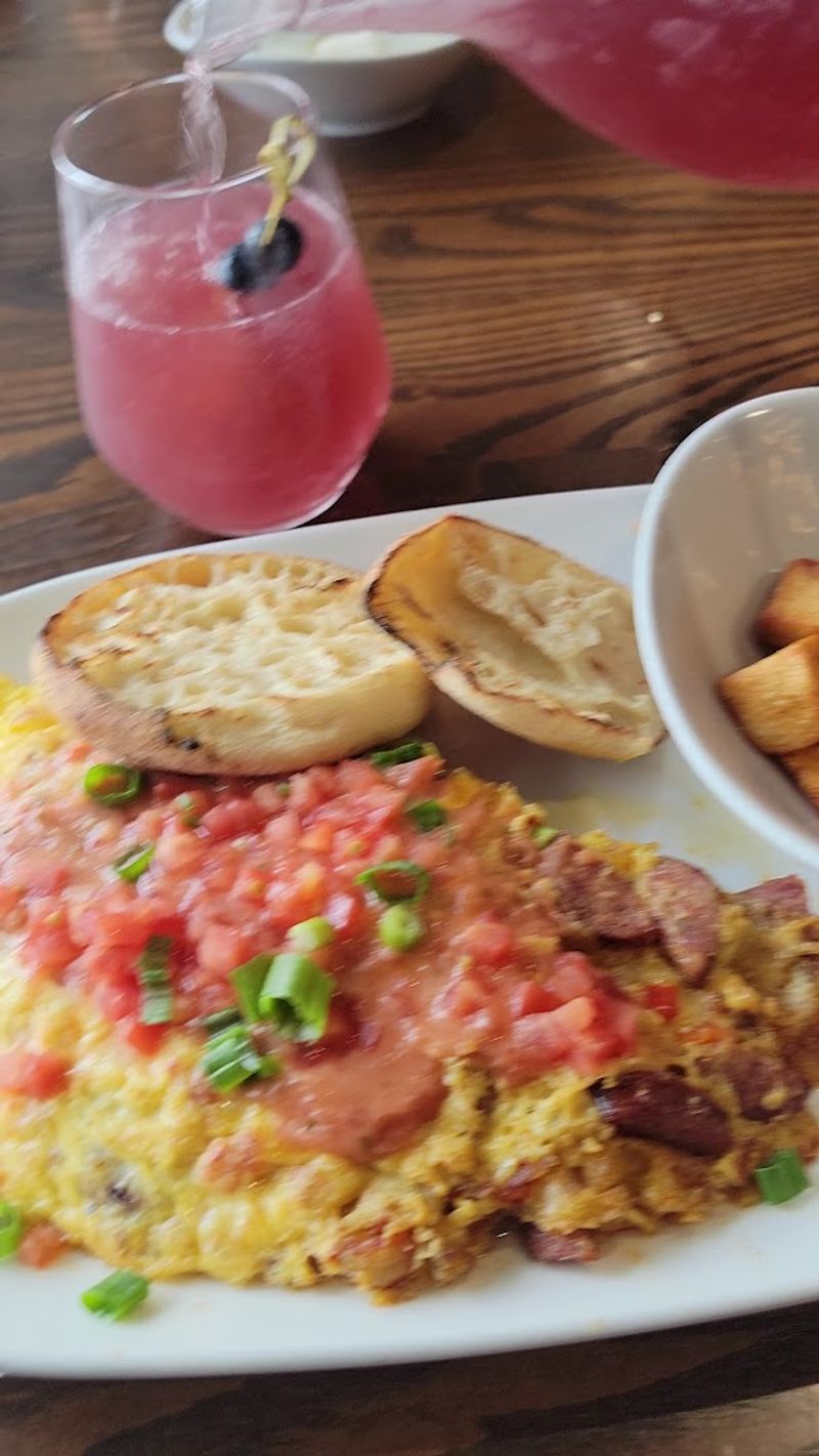 The Cajun Shrimp and Crawfish Omelette