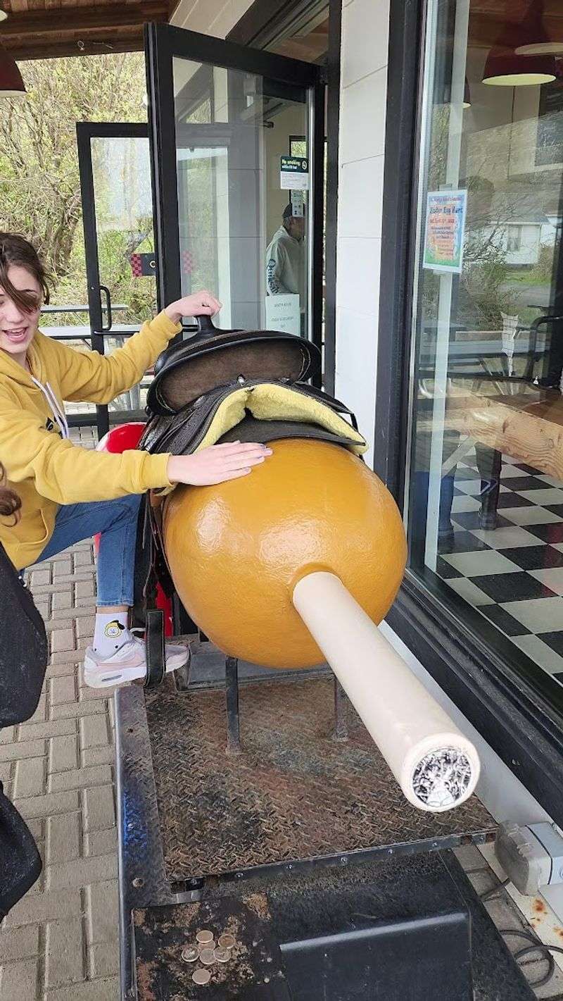 The Corn Dog Ride Out Front