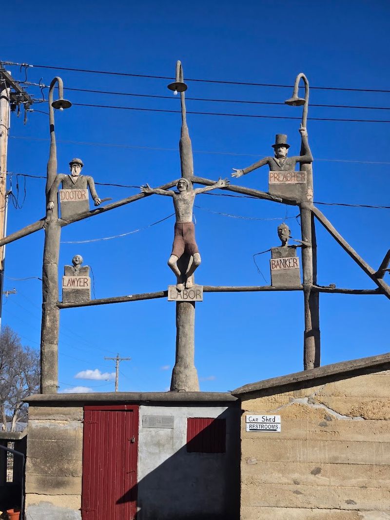 The Crucifixion of Labor: Dinsmoor's Most Powerful Statement