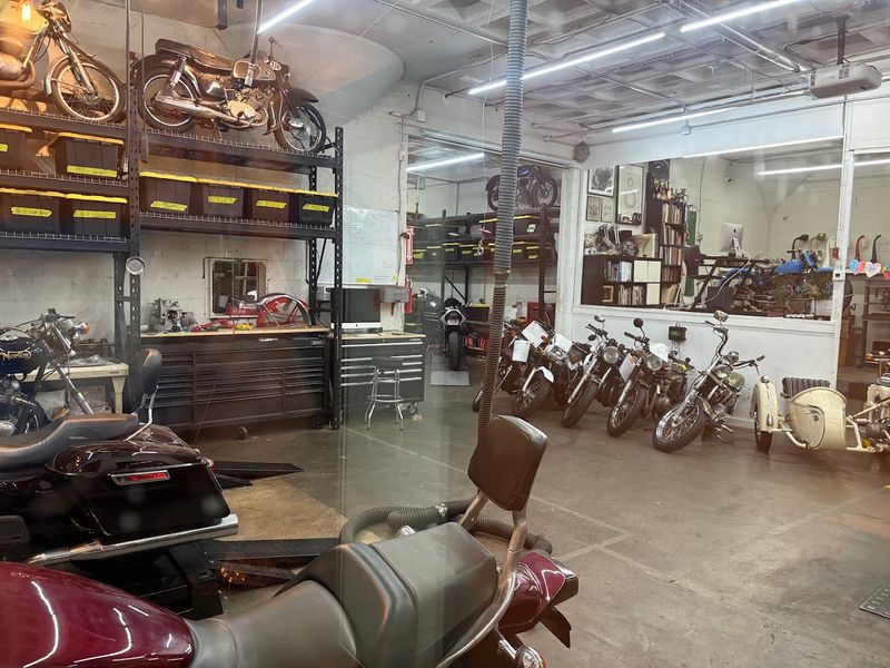 The Custom Motorcycle Garage Next Door The Custom Motorcycle Garage Next Door