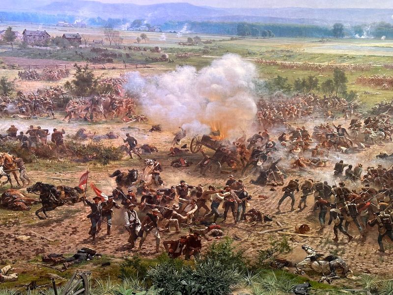 The Cyclorama Painting That Puts You Inside the Battle The Cyclorama Painting That Puts You Inside the Battle