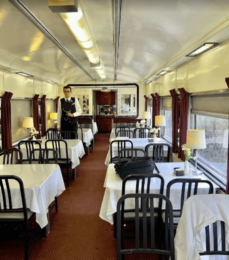 The Dinner Train: A Full Meal on Restored Vintage Cars The Dinner Train: A Full Meal on Restored Vintage Cars
