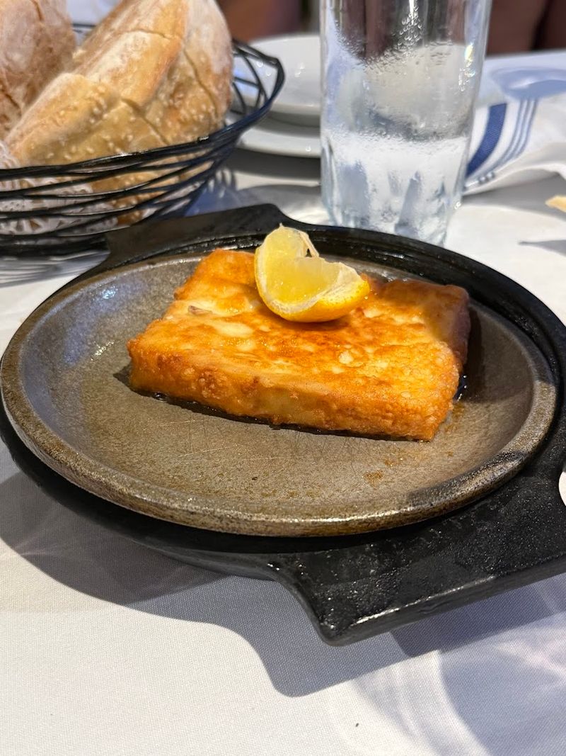 The Flaming Saganaki: A Showstopper on Every Table The Flaming Saganaki: A Showstopper on Every Table